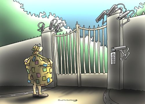 Surveillance Protester