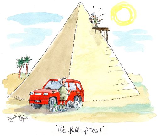 'It's full of tea!'