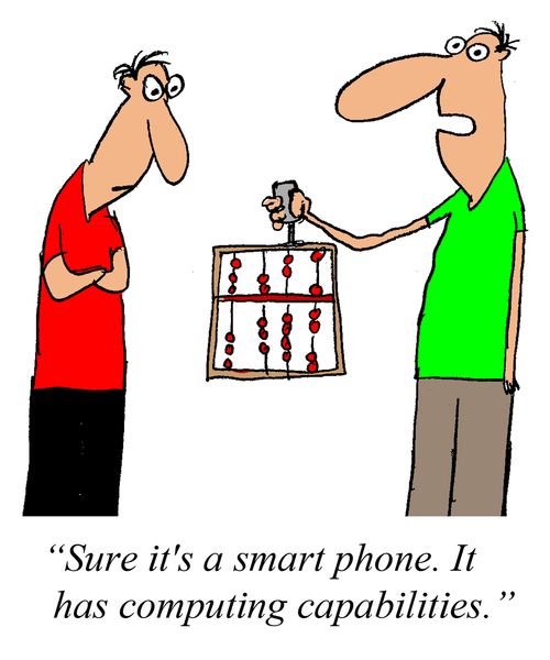 'Sure it's a smart phone. It has computing capabilities.'