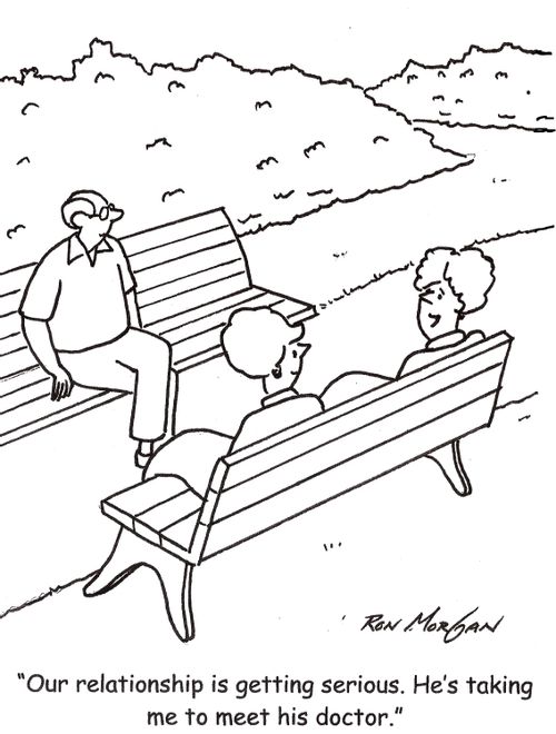'Our relationship is getting serious. He's taking me to meet his doctor.'
