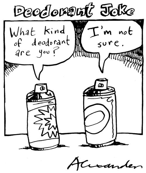 ;What kind of deodorant are you?'