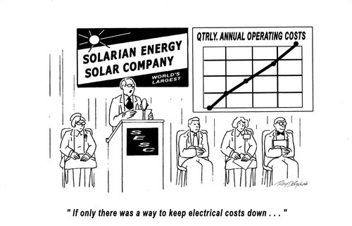 'If only there was a way to keep electrical costs down...'