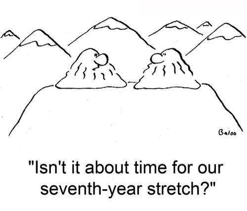 'Isn't it about time for our seventh-year stretch?'