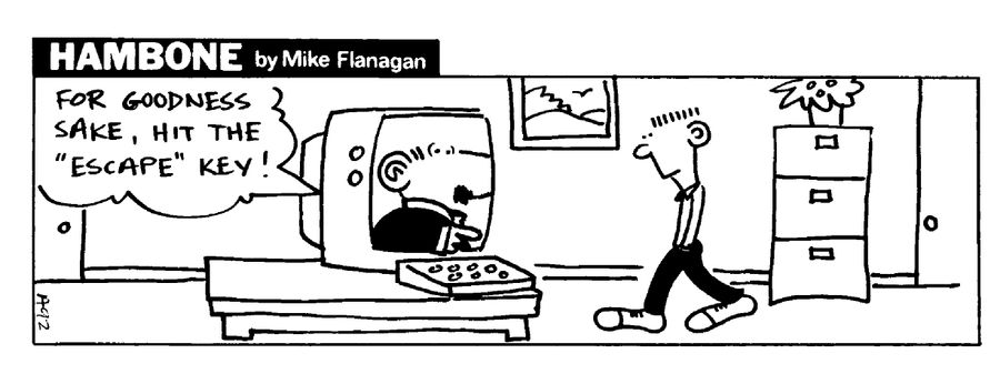 STRIP Hambone: Escape key