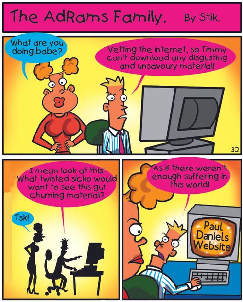 The AdRams Family no.14 - Filtering the internet for kids