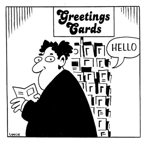 Greeting Cards Say 'Hello'
