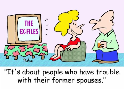 THE EX-FILES, 'It's about people who have trouble with their former spouses.'