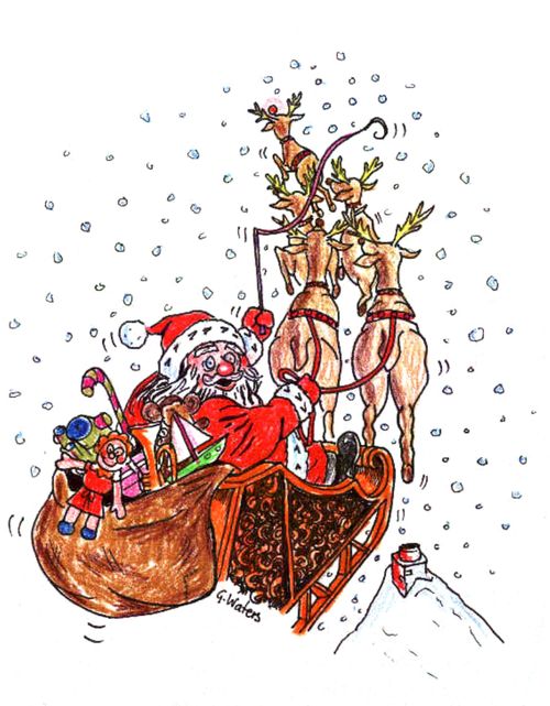 Santa's on his way!