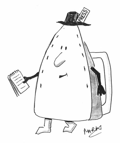 An iron as a reporter