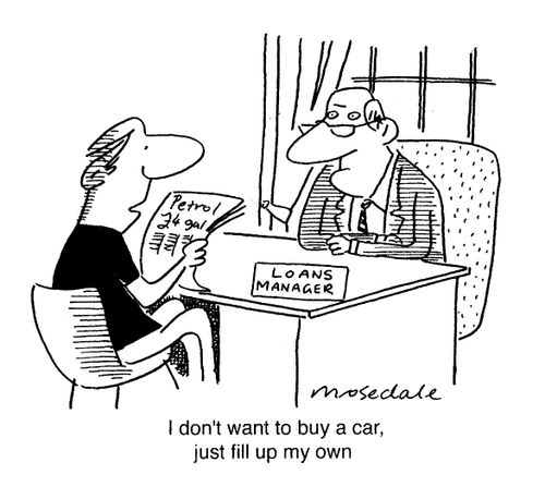 "I don't want to buy a car just fill up my own"
