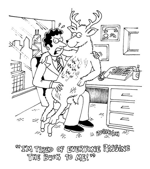 'Passing the buck'