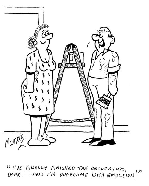 "I'm overcome with emulsion!"