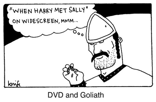 DVD and Goliath - "When Harry met Sally on widescreen, mmm"