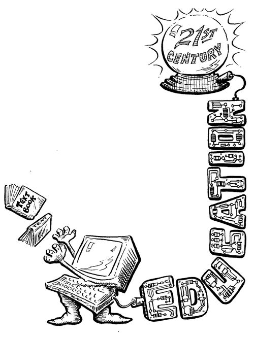 Computers replace books in education