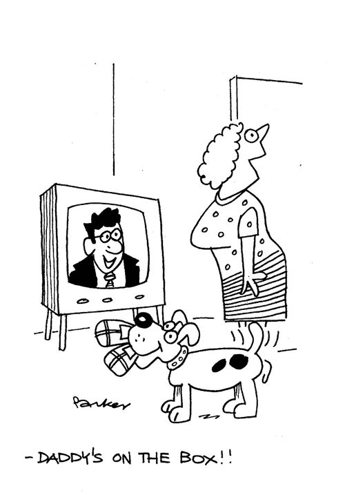 '-Daddy's on the box!!'