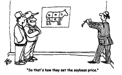 "So that's how they set the soybean price."