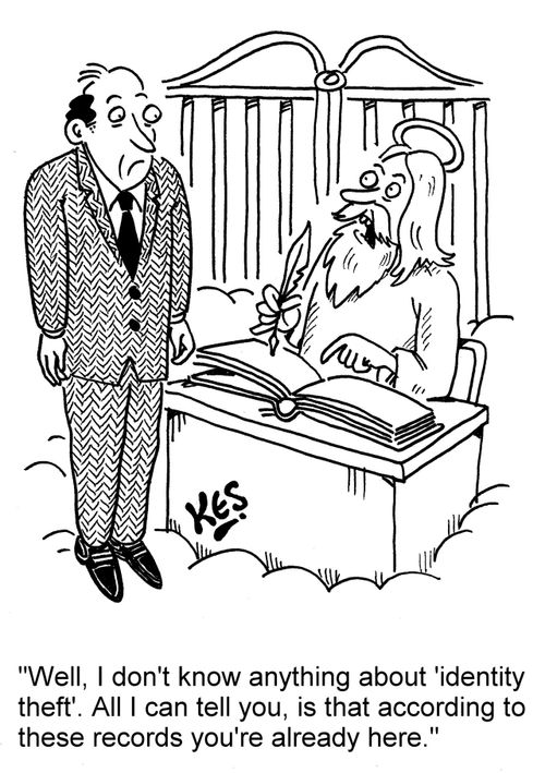 'Well, I don't know anything about 'identity theft'. All I can tell you, is that according to these records you're already here.'