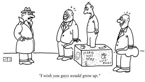 'I wish you guys would grow up.'