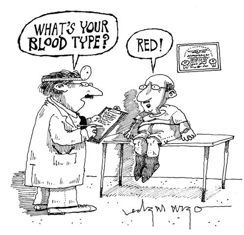 'What's your blood type?'