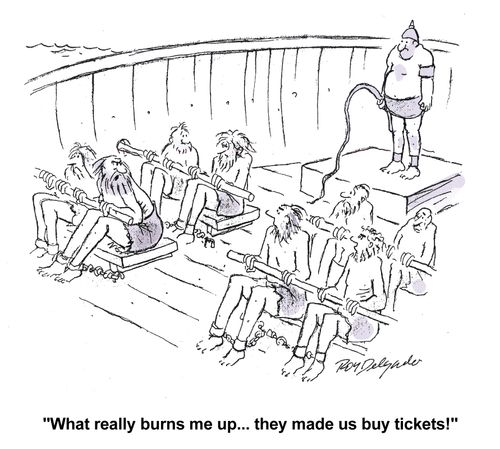 'What really burns me up...they made us buy tickets.'