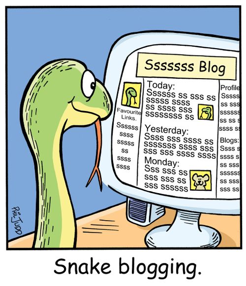 Snake Blogging