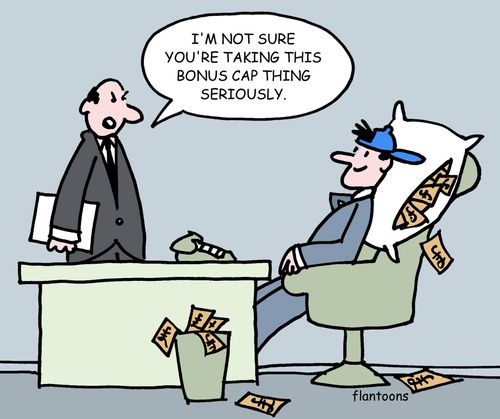 'You're not taking this bonus cap thing seriously.'