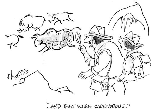 '...and they were carnivorous.'