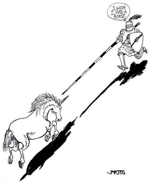 'I wish I had a horse.'