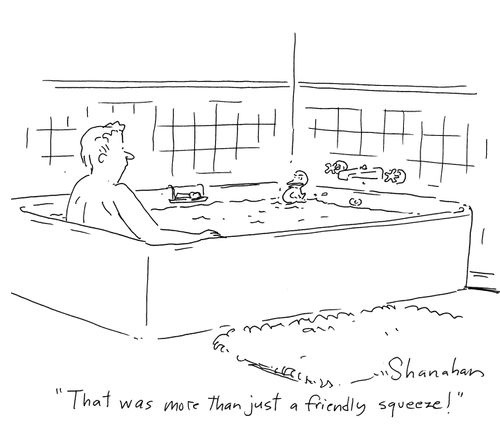 'That was more than just a friendly squeeze!'