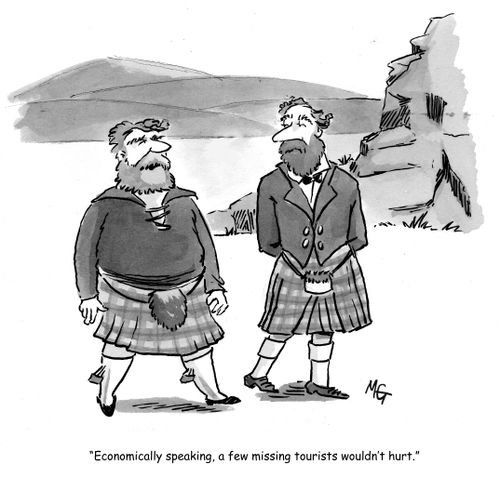 'Economically speaking, a few missing tourists wouldn't hurt.'