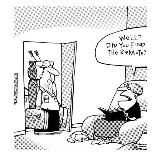 Did you find the remote?