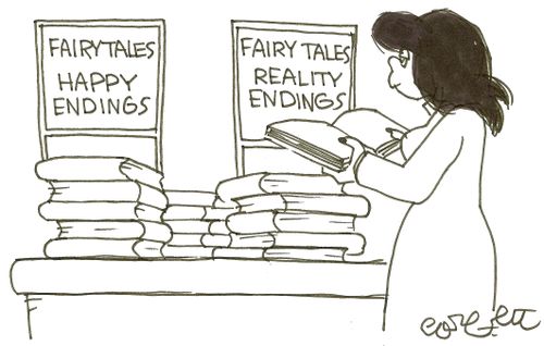 Books: 'Fairy tales, happy endings...fairy rales, reality endings'