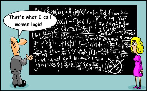 'That's what I call women's logic.'