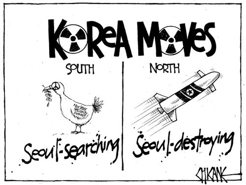 Korea Moves: Seoul-Searching and Seoul-Destroying.