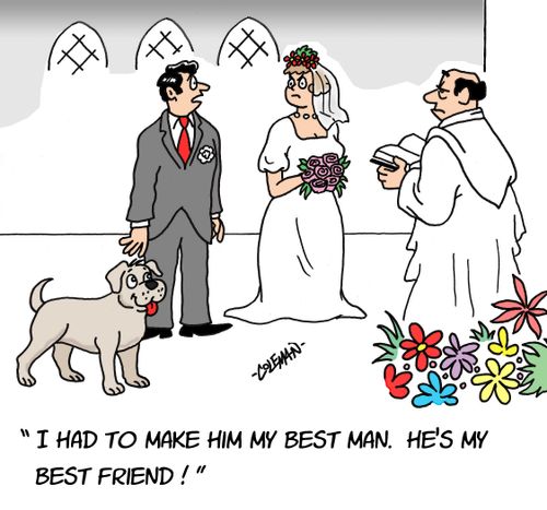 'I had to make him my best man. He's my best friend.'