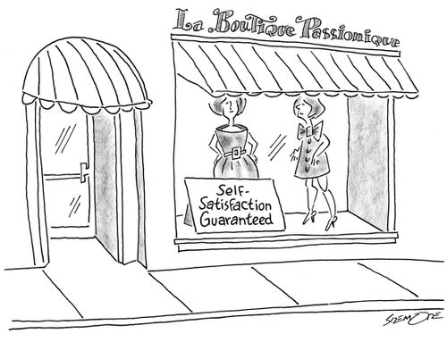 Clothes Shop: Self-Satisfaction Guaranteed.