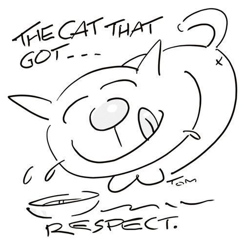 The cat that got...Respect.