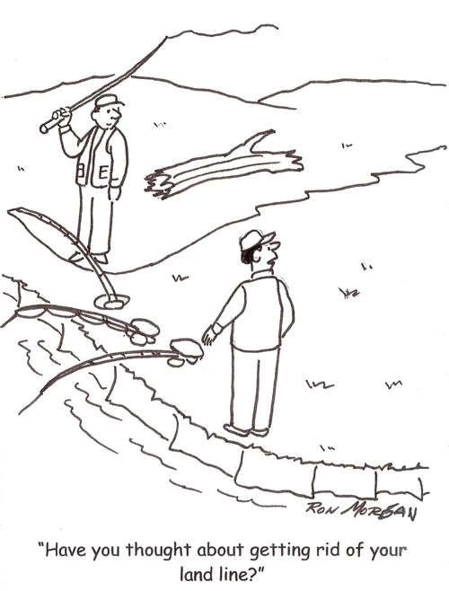'Have you thought about getting rid of your land line?'