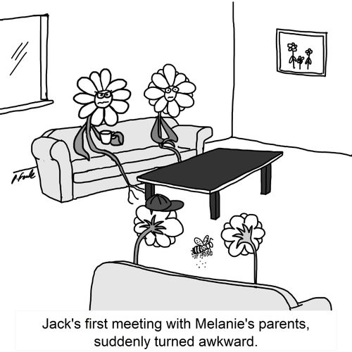 Jack's first meeting with Melanie's parents, suddenly turned awkward.