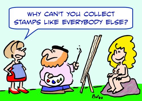 'Why can't you collect stamps like everybody else'