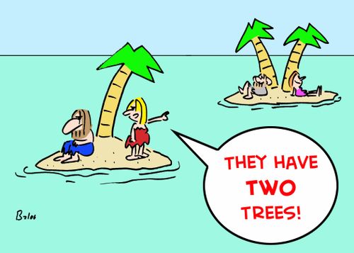 'They have TWO trees!'