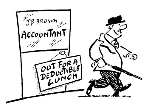 Accountant - Out For A Deductable Lunch