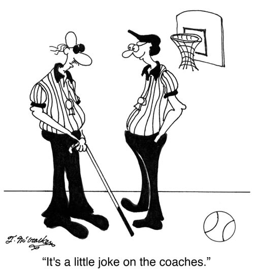'It's a little joke on the coaches.'