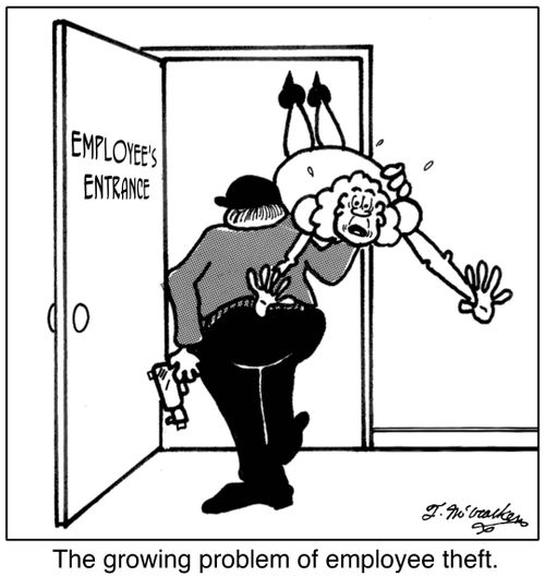 The growing problem of employee theft.