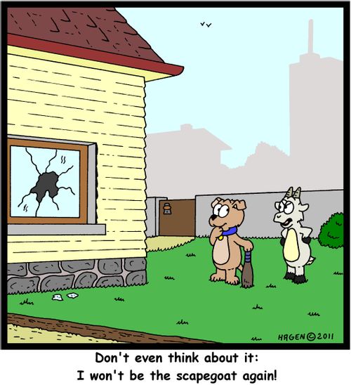 'Don't even think about it: I won't be the scapegoat again!'