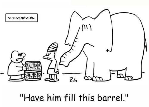 'Have him fill this barrel.'