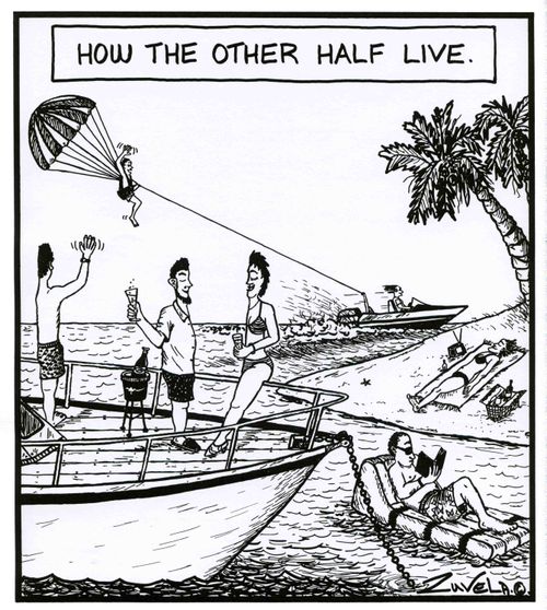 How the other half live.