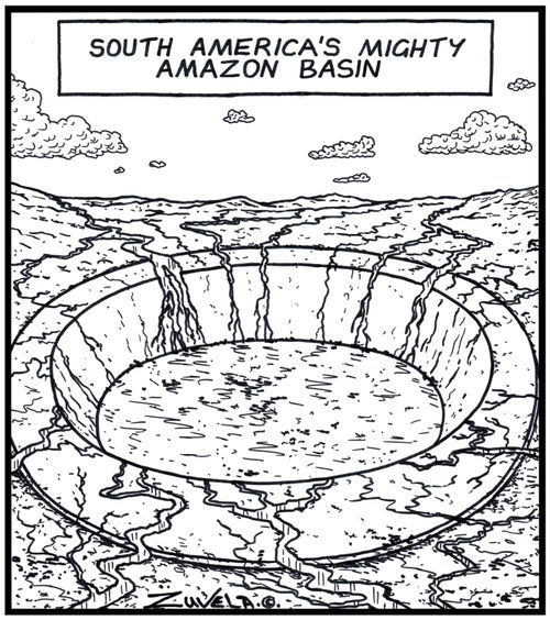 South America's mighty Amazon Basin.