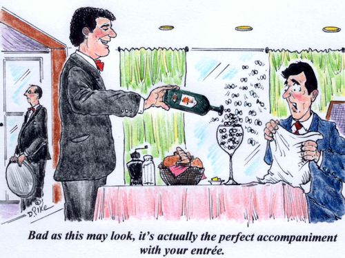 'Bad as this may look, it's actually the perfect accompaniment with your entree.'