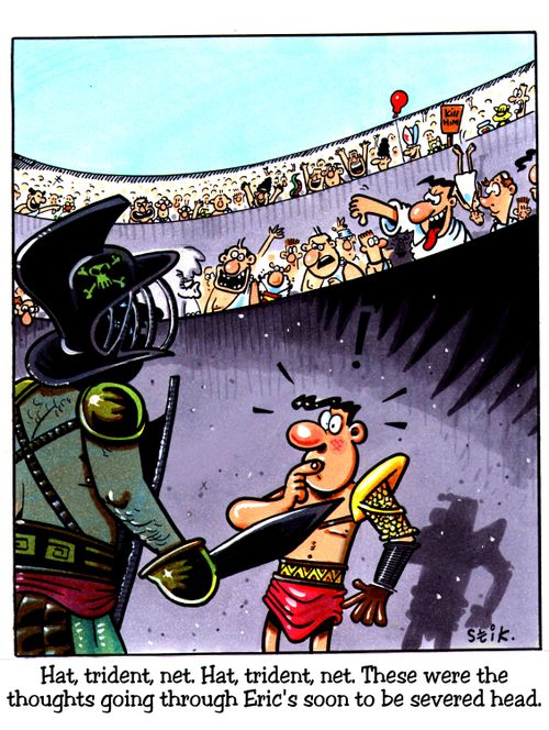 Hat, Trident, Net...